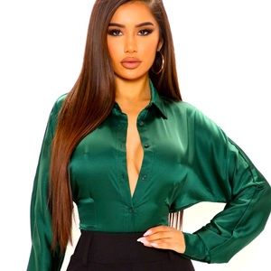 Emerald Slay All Day Bodysuit